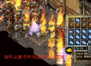 如何从新手村快速到达比奇城? 如何从新手村快速到达比奇城?
