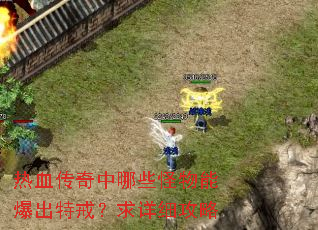 热血传奇中哪些怪物能爆出特戒?求详细攻略 热血传奇中哪些怪物能爆出特戒?求详细攻略
