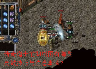 传奇道士前期刷图有哪些高效技巧与注意事项? 传奇道士前期刷图有哪些高效技巧与注意事项?
