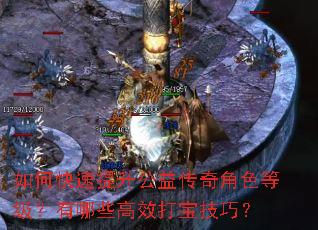 如何快速提升公益传奇角色等级?有哪些高效打宝技巧? 如何快速提升公益传奇角色等级?有哪些高效打宝技巧?