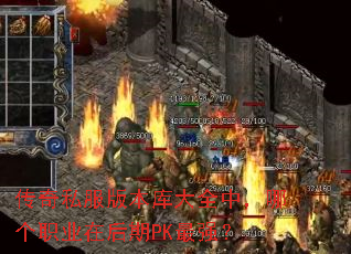 传奇私服版本库大全中,哪个职业在后期PK最强? 传奇私服版本库大全中,哪个职业在后期PK最强?