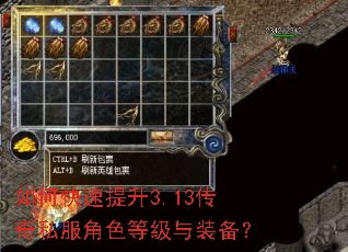 如何快速提升3.13传奇私服角色等级与装备? 如何快速提升3.13传奇私服角色等级与装备?