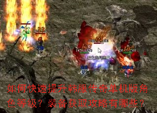 如何快速提升韩服传奇单机版角色等级?装备获取攻略有哪些? 如何快速提升韩服传奇单机版角色等级?装备获取攻略有哪些?