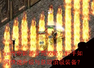gm传奇新服开荒攻略?新手如何快速升级与获取顶级装备? gm传奇新服开荒攻略?新手如何快速升级与获取顶级装备?